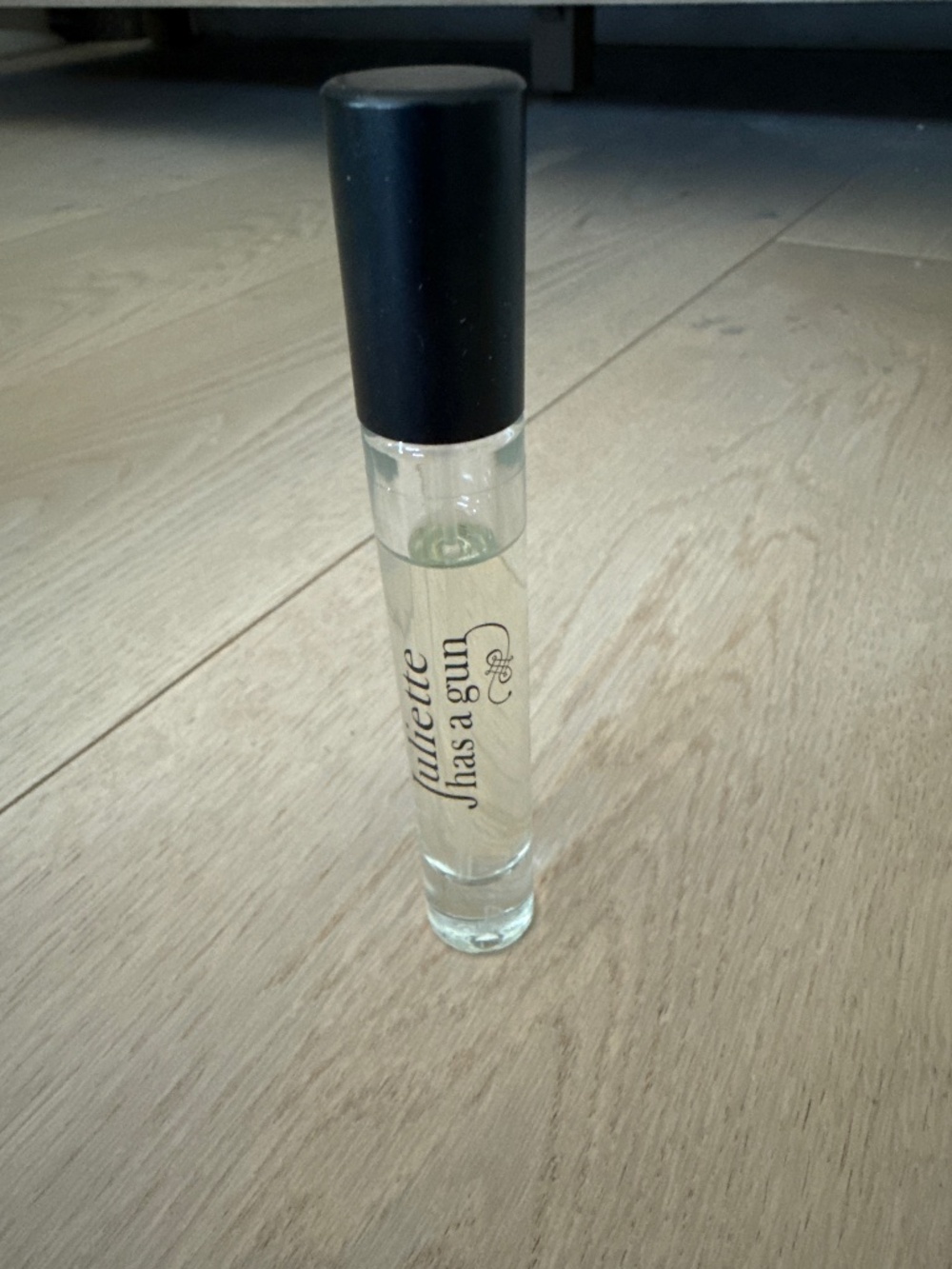 Juliette has a gun spray not a perfume